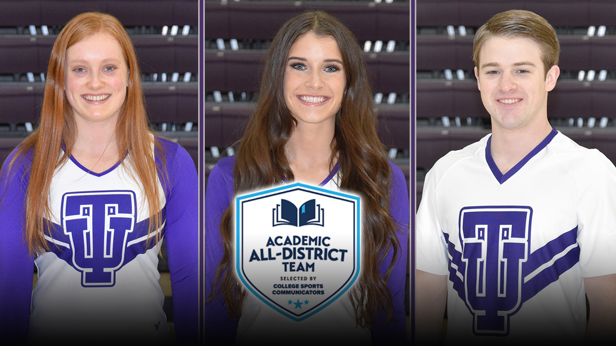 Cheer Has Trio Named to CSC Academic All-District Team