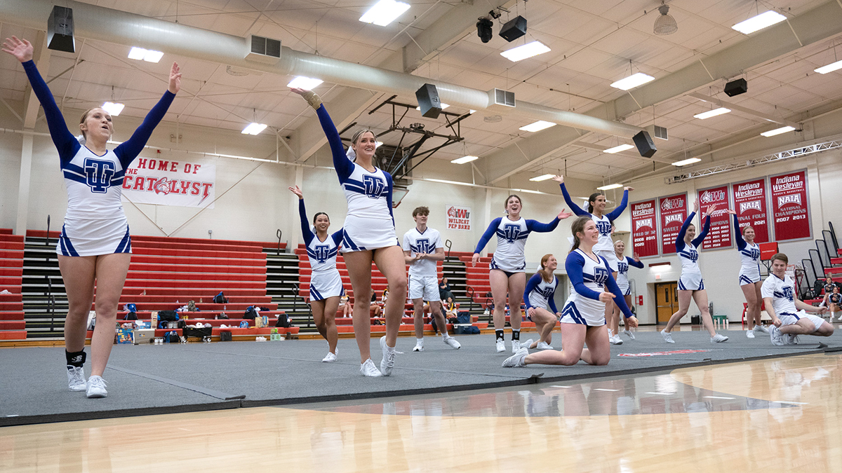 TU Cheer Takes Third at Crossroads League Championships