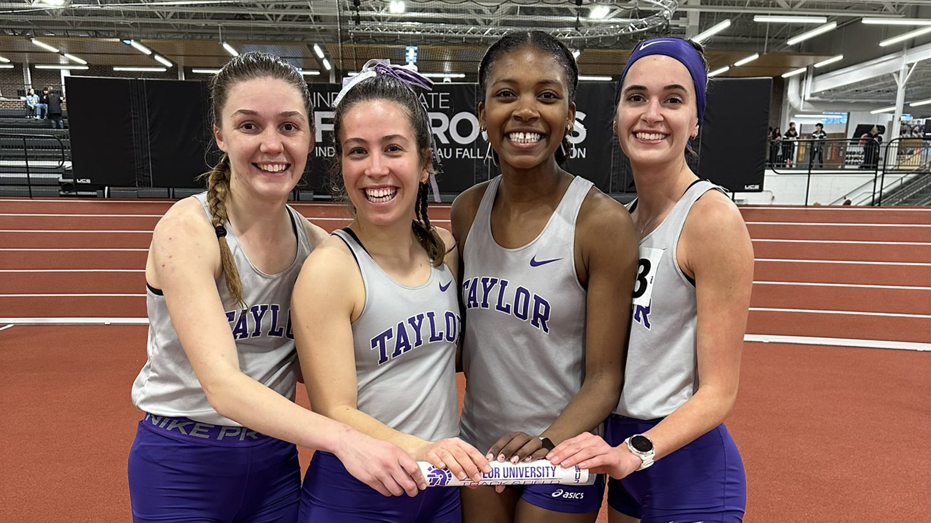 Women’s Track Races to Second After First Day at League Championships