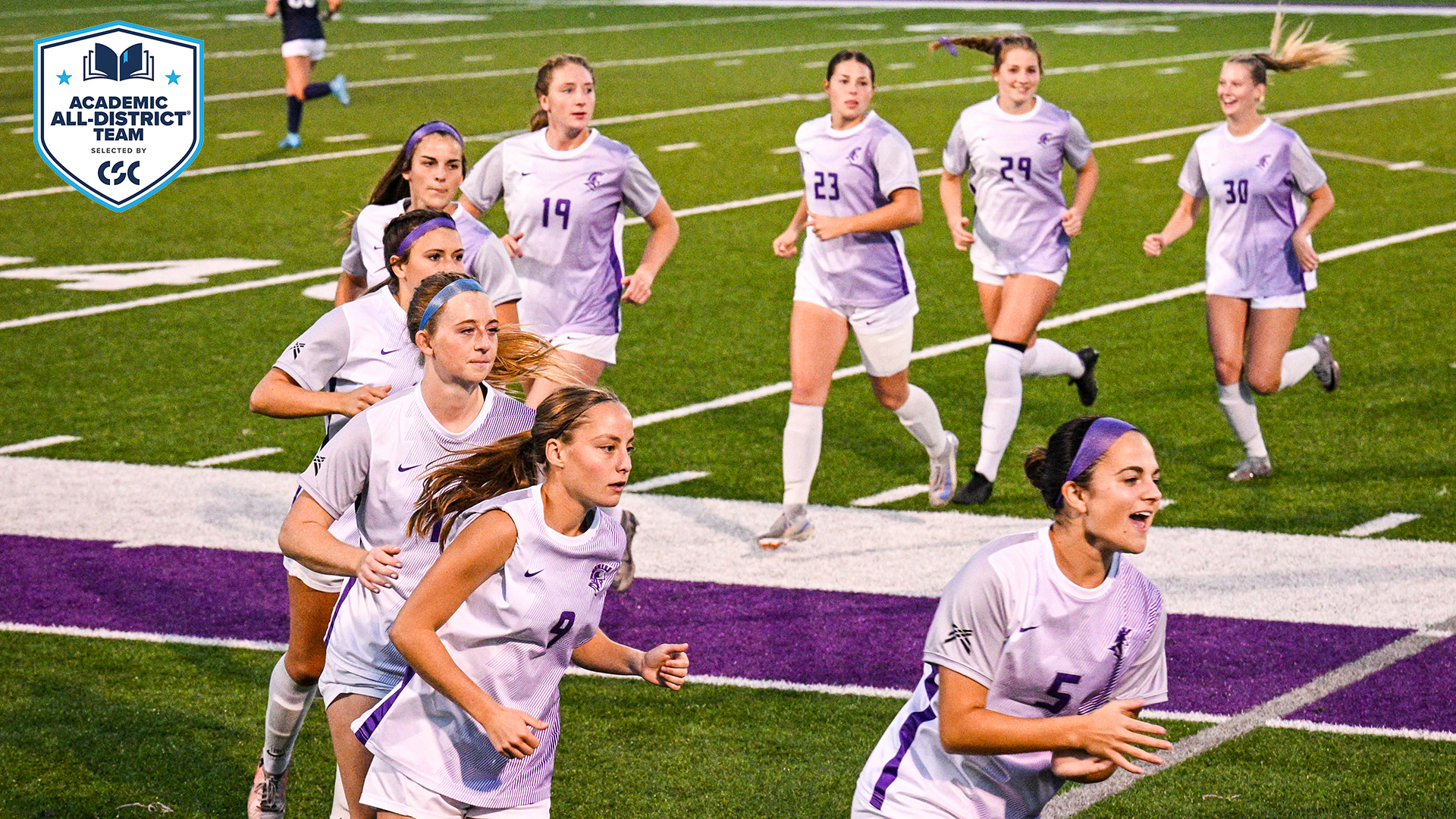 Women's Soccer Receives Maximum Six CSC Academic All-District Awards