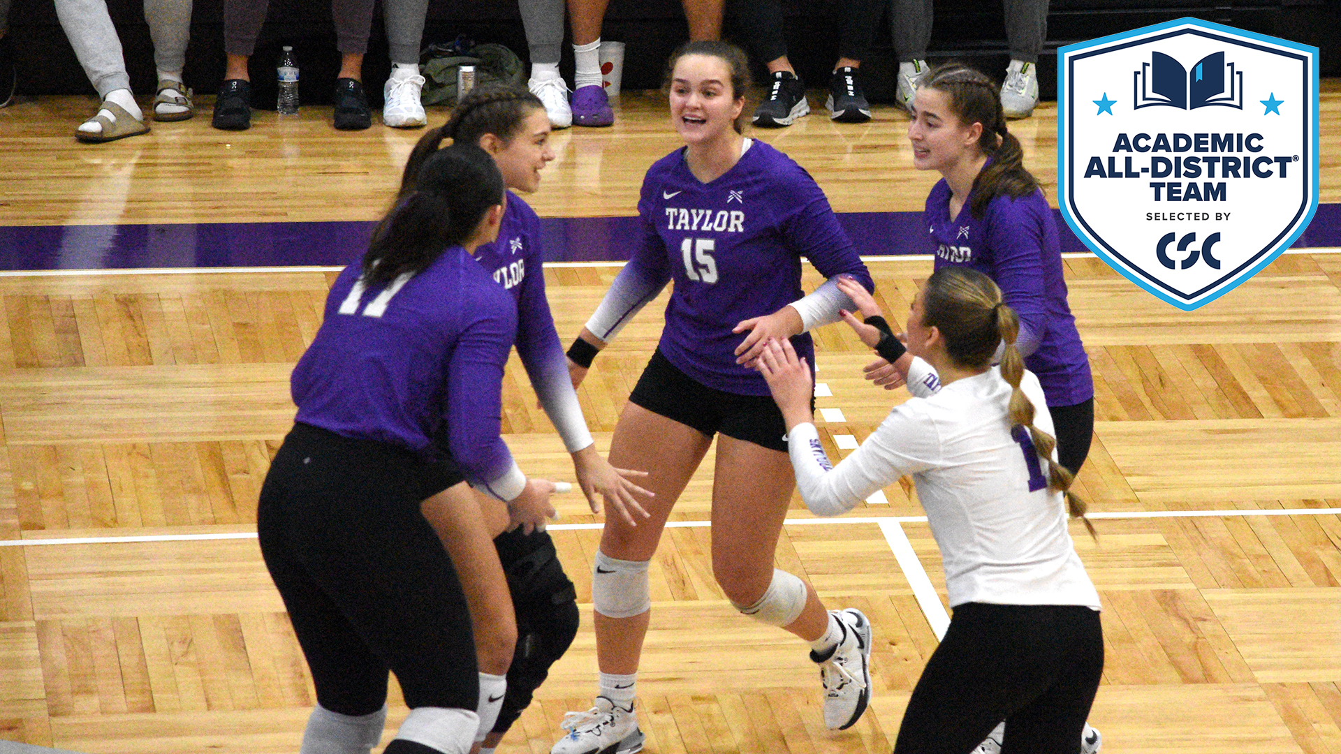 Volleyball Collects Four CSC Academic All-District Honors